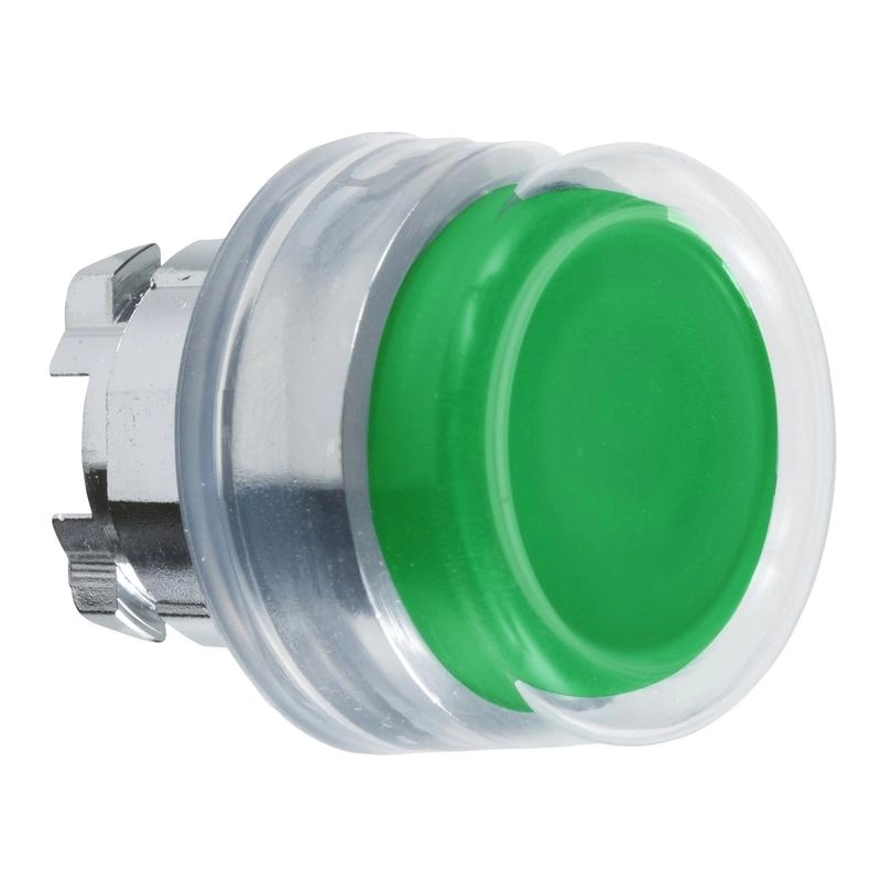 Cabezal pulsador goma verde